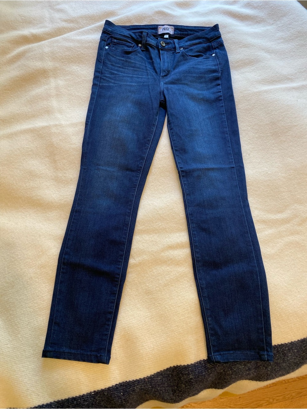 PAIGE Hoxton Ultra Skinny Jeans Dark Wash Size 29 Made in USA